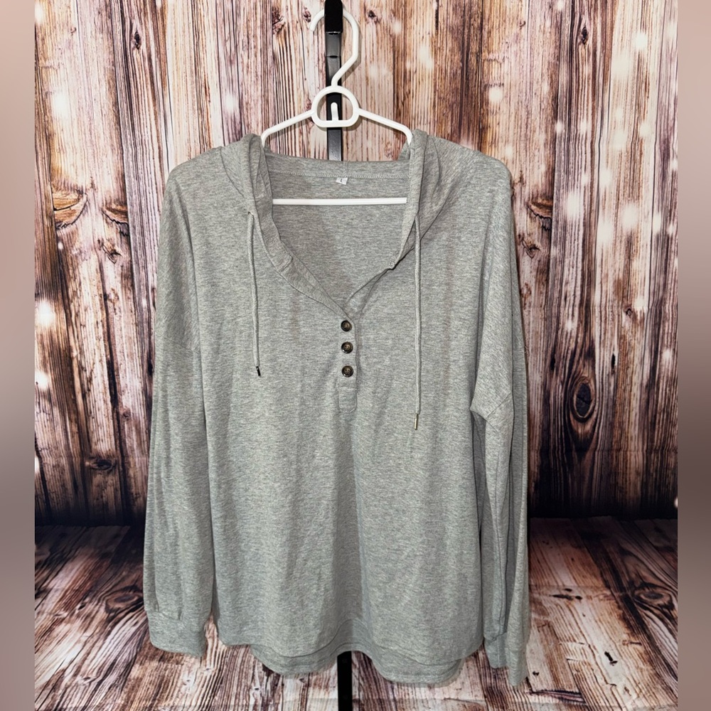 Casual Heather Gray Women's Hoodie